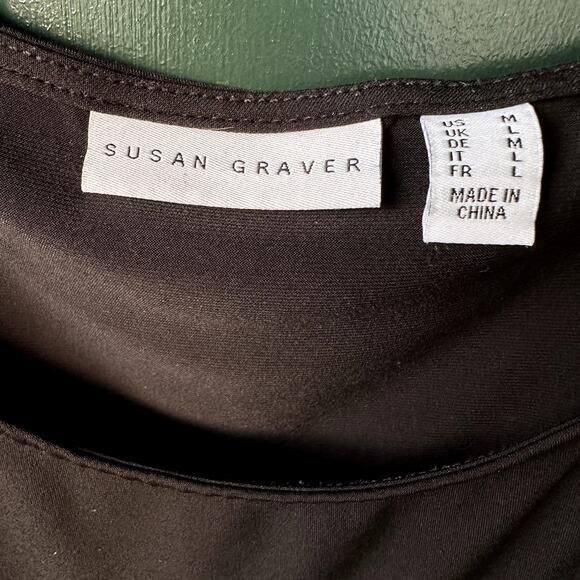 SET OF 2 Susan Graver QVC Tanks Velvet Liquid Knit, Both Fit Size L - Picture 7 of 7